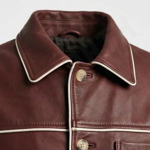 Chaqueta de Motociclista de Cuero Genuino para Hombre de la Mejor Calidad, Nueva Colección de Invierno, Chaquetas de Motocicleta con Protecciones Desmontables Personalizadas - Product Image 4