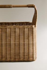 Cesta de juguetes de ratán con forma de casa, cesta decorativa de mimbre para almacenamiento, organizador para la habitación de los niños, fabricada en Vietnam. - Product Image 4