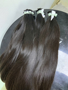 Prix d'usine, cheveux humains vierges vietnamiens 100% réels de haute qualité, cheveux d'un seul donneur, cheveux NASA HAIR VIETNAM, épais/complet, couleurs variées - Product Image 4