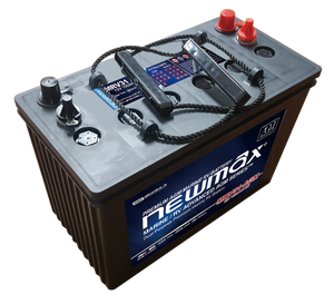 แบตเตอรี่ตะกั่วกรด MRV31 6 newmax จากเกาหลีรุ่น VRLA agm 12V 100Ah Marine & RV Series สำหรับระบบสุริยจักรวาล UPS - Product Image 2