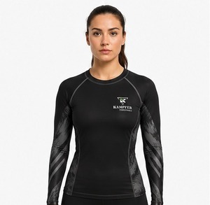 Camiseta de Protección Solar Premium para Mujer, Hecha con Tela Elástica Suave, de Secado Rápido, Cómoda y Flexible para Natación y Surf - Product Image 1