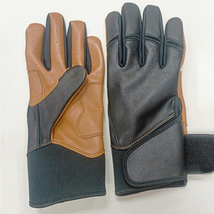 Baseball Batting Gloves High Quality Leather Customized Adults <b>Hook</b> and Loop PK SHIFT Sports Accept Customized Logo Ambidextrous - Product Image 1