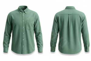 Chemise de travail formelle ajustée à prix de gros, coupe slim, col classique, pour le bureau et les occasions décontractées - Product Image 2