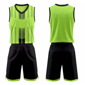 Ensemble d'uniformes de basketball de niveau professionnel, ultra légers, respirants, 100% polyester, maillot sans manches, shorts, nom d'équipe personnalisé - Product Image 1
