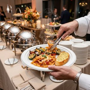 Platos Biodegradables de Bagazo al por Mayor |   Platos Desechables Ecológicos de Pulpa de Caña de Azúcar para Fiestas, Catering y Uso Diario, Suministro al por Mayor - Product Image 4