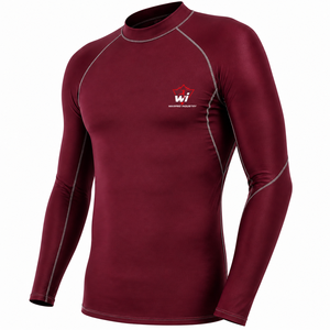 Custom MMA Rash Guard <b>Compression</b> <b>Shirt</b> UPF 50+ Breathable Quick Dry Eco-Friendly Anti-Bacterial Polyester/Nylon 240G Private - Product Image 2