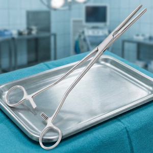 Pinzas Hemostáticas, Instrumento Quirúrgico para Procedimientos de Histerectomía, Certificación CE ISO13485 Clase I, Manual - Product Image 2