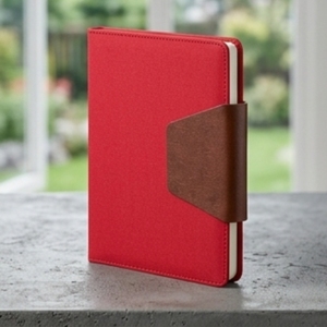 Aurelux A5 Premium PU Leather Side Flap Notebook Multicolor Business Journal Custom Logo 80 GSM Inner Pages for Corporate - Product Image 1