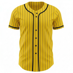 Camiseta de Béisbol Transpirable de Alta Calidad con Diseño Sólido - Product Image 1