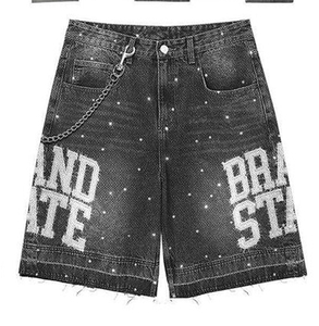 Unisex Men's Casual Breathable Print Two-Piece Sweat <b>Set</b> 100% Cotton Men's Street Style T-Shirt and Shorts <b>Set</b> Digital Printed - Product Image 5