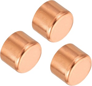 Conector de tubo roscado de latón con tapa final de cobre de 7/8 pulgadas, resistente a la corrosión de alta presión para tuberías industriales y de plomería - Product Image 6