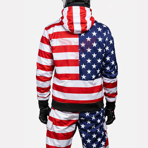 Traje de Motocross Personalizado con la Bandera de Canadá, Chaqueta de Motociclista con Diseño de Hoja de Arce, Ropa Deportiva Todoterreno para Hombre - Product Image 4