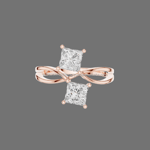Mingle Jewels Anillo de oro de 10 quilates para mujer Elegante diseño de boda tradicional Estilo indio - Product Image 1