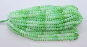 Cuentas Redondas Lisas de Ópalo Verde Natural Increíble de 8 mm y 8.5 mm, Cuentas de Ópalo Verde Sombreado Tipo Loro de 16 Pulgadas, Gema de Ópalo Verde Genuino - Product Image 2