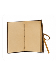 Rustic Leather Travel Journal | Handmade Writing Diary Premium Leather Bound Notebook | Vintage Diary Journal | 8x6 Inch - Product Image 4