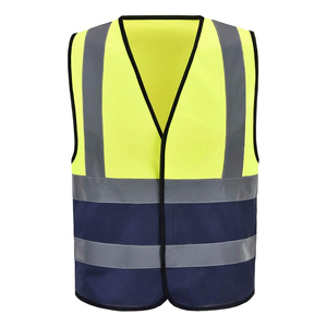 เสื้อกั๊กนิรภัยพร้อมแถบสะท้อนแสง มีซิปและกระเป๋า เสื้อกั๊กทำงาน ปรับแต่งได้ ชุดทำงานเพื่อความปลอดภัย ราคาขายส่ง - Product Image 1