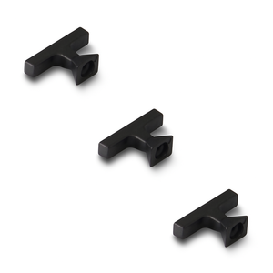 Matte Black Zinc Alloy T <b>Bar</b> Drawer <b>Pull</b> Geometric Cabinet Handle Contemporary Furniture Hardware Durable Dresser Wardrobe - Product Image 2