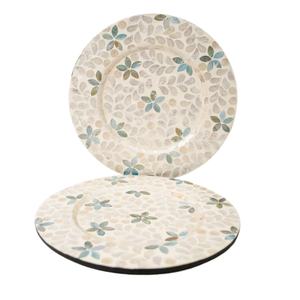 Exquisite Shell Charger Plate Boho <b>Placemat</b> for Luxury Beach Wedding Decor & Formal Dinners Storage - Product Image 2