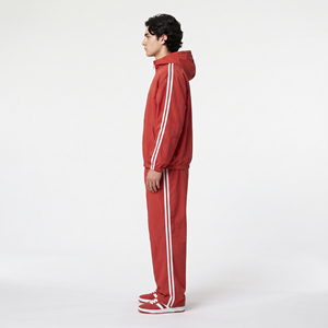 Men Baggy Hoodie Tracksuit Casual 100% Polyester Loose Fit Sporty Style Breathable Knitted <b>Oversize</b> Sweat Hoodie And <b>Jogger</b> Pant - Product Image 3