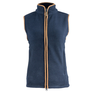 Unisex Full Zip Fleece <b>Gilet</b> Vest Wind Resistant Collarless <b>Thermal</b> Waistcoat with Zippered Pockets for Fall Winter - Product Image 6
