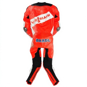 Traje de Carreras MotoCP de Stefan Bradl, 1 Pieza, Piel de Vacuno/Canguro, Mono para Motociclismo/Pista, con Protección Nivel 2 - Product Image 2