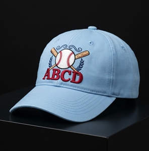 Casquette de baseball unisexe en sergé de coton à 6 panneaux avec broderie chat et design de panneau avant numéroté 1234 - Product Image 5