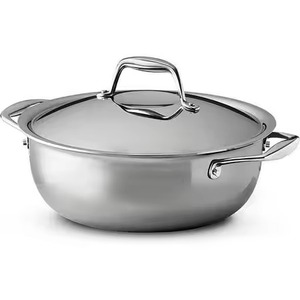 Durable Kitchenware Metal Hot Pot Practical Design Insulated Casserole Dining Serving Bowl Kitchen - Product Image 2