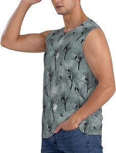 Camiseta sin mangas extragrande premium para hombre, de algodón grueso, corte muscular, estilo casual urbano, para gimnasio, entrenamiento, fitness y deportes - Product Image 4