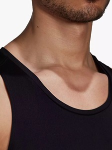 Débardeur Sportif Respirant Noir pour Homme, Col Rond, Tricoté, Sans Manches, pour la Course à Pied - Product Image 5
