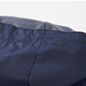 Custom Navy Waterproof Hooded Windbreaker <b>Jacket</b> <b>Men</b> <b>Lightweight</b> Outdoor <b>Rain</b> <b>Jacket</b> OEM ODM Private Label Wholesale - Product Image 2