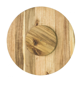 Plateau tournant rond en bois fait main pour comptoir de cuisine, idéal pour les épices et les rangements, à prix abordable - Product Image 5
