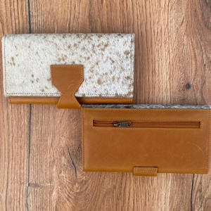 Nueva Cartera de piel de vaca a la moda al por mayor para mujer, carteras de viaje multifuncionales de cuero genuino occidental para tarjetas de crédito - Product Image 4