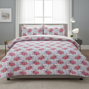 Ensemble de literie en coton sergé MagicTwill 4 pièces, taille standard avec couette pour hôtels et usage domestique - Product Image 3