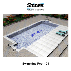 <b>Mosaic</b> Swimming Pool Tiles Non-Slip Acid-Resistant Antibacterial 10mm Thick Glossy Finish Exterior Use for Villa Interior Wall - Product Image 4