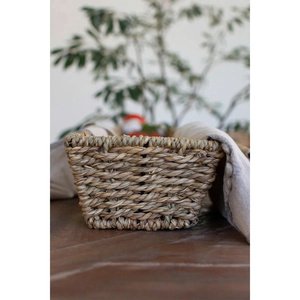 New Design Woven Seagrass Woven Storage Organizer Unique <b>Basket</b> <b>Bread</b> <b>Basket</b> made in Vietnam - Product Image 6