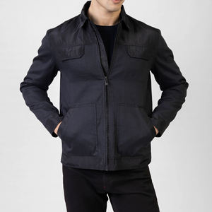 Nouvelles vestes de mode, vestes d'hiver, vestes matelassées pour hommes, couleur unie, manches longues, col montant, fermeture éclair, coupe ajustée, automne, décontracté - Product Image 6