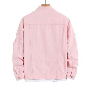 Veste en jean pour hommes/femmes avec col rabattu Streetwear élégant Service OEM d'hiver disponible Price-LWK-DJ-1021 - Product Image 2