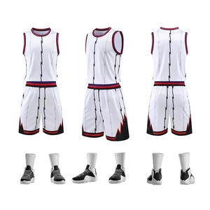 Maillot de basket-ball unisexe pour adultes, nouveau design imprimé personnalisé, séchage rapide, respirant, antibactérien, sans manches, uniformes d'entraînement - Product Image 5