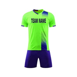 2025 Custom Sublimation 100% <b>Polyester</b> Unisex Soccer Uniforms New Design Jersey Football Set for Adults - Product Image 5