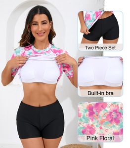 Women's Breathable <b>Rash</b> <b>Guard</b> UV Protection Sleeve Surf <b>Rash</b> <b>Guard</b> Custom Print Wetsuit <b>Swimsuit</b> Top Best OEM - Product Image 3
