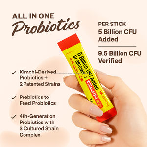 Bolsita probiótica de zinc para la inmunidad intestinal con 5 mil millones de CFU mezcla funcional hecha en Corea - Product Image 5