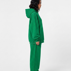 Custom logo <b>Women's</b> Fleece Tracksuit <b>Sweat</b> Suits Manufacturer Oversized Drop Shoulder Street Wear Hoodie and <b>Sweat</b> <b>Pants</b> - Product Image 3
