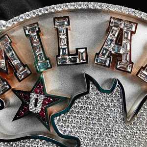 Colgante con Logotipo Personalizado, Cadena Cubana con Incrustaciones de Diamantes de Imitación, Chapado en Oro, Plata 925, Joyería Hip Hop de Lujo - Product Image 5