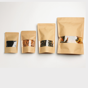 Pochette à fond plat en papier kraft écologique, emballage alimentaire premium recyclable, taille personnalisable, en provenance du Vietnam - Product Image 4