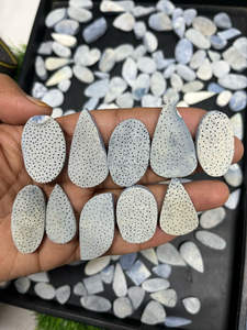 Piedras preciosas sueltas de cuarzo de cristal curativo de Palma de Coral azul de alta calidad al por mayor para decoraciones artesanales y fabricación de joyas - Product Image 2