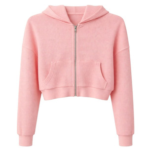 Vente Flash : Sweat-shirts à Capuche Courts à Manches Longues pour Femme – Idéaux pour le Streetwear – Prix de Gros Abordables - Product Image 4