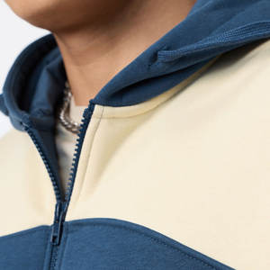 Sudadera con Capucha Oversize Personalizable para Hombre, Ligera, Tejida, con Estampado Sólido, Moda de Invierno, Técnica Lavada, Diseño de Bolsillo Bordado - Product Image 6