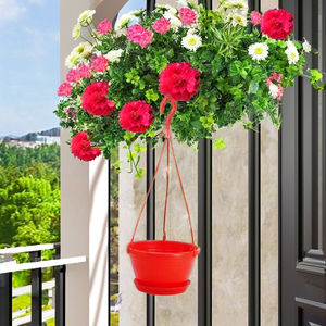 Crochets de suspension durables de 8 pouces pour pots de fleurs, écologiques, légers, pour plantes d'intérieur et d'extérieur, résistants aux intempéries, en plastique - Product Image 2