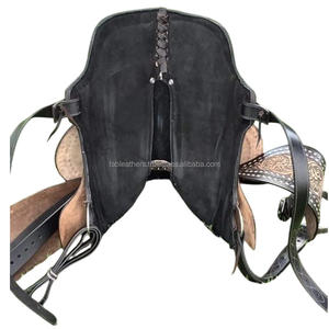 Bellamente hecho a mano de cuero genuino Western Barrel Racing Horse Saddle mejor para montar por placer con juego de tachuelas a juego - Product Image 3