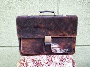 Top trending best quality Hair on <b>Laptop</b> Bag Cowhide Modern Comfortable Durable Wholesale price style Hair on <b>Laptop</b> Briefcase - Product Image 3